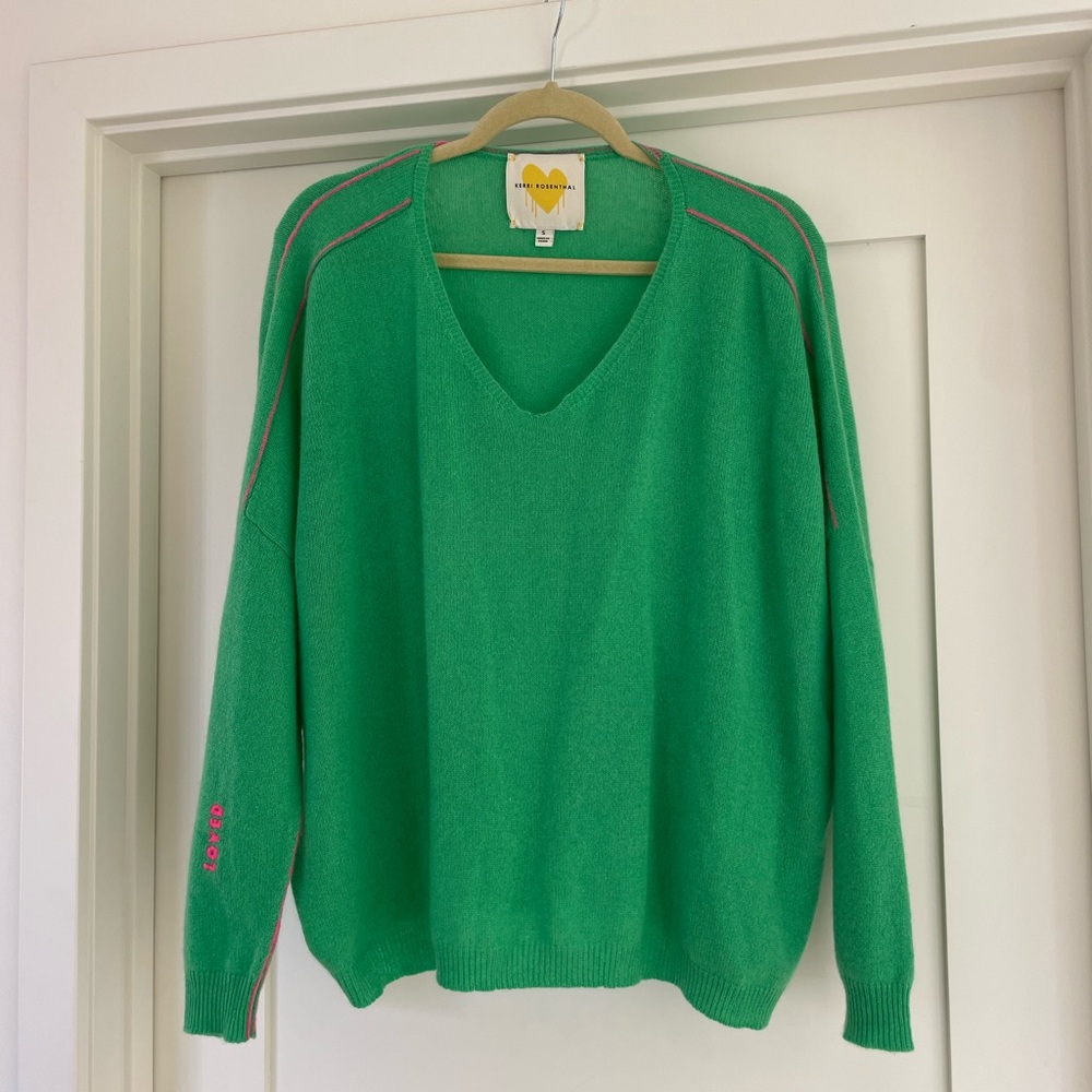 Kerri Rosenthal Cashmere Camille Sweater-S